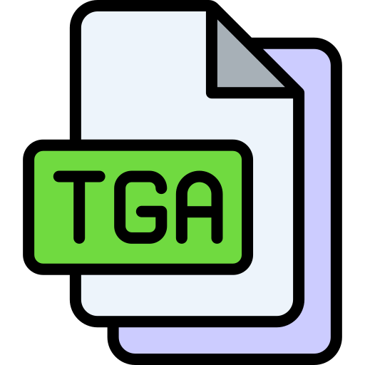 Tga Generic color lineal-color icon