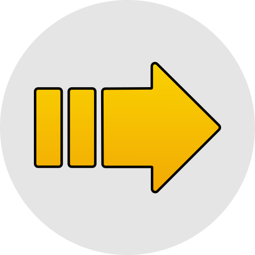 flecha correcta Generic gradient lineal-color icono