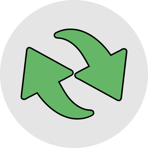 Repeat Generic color lineal-color icon
