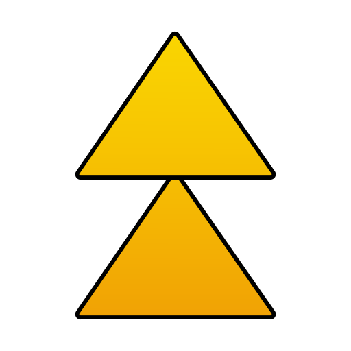 frecce su Generic gradient lineal-color icona
