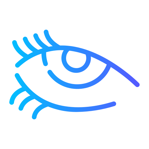 Eyelashes Generic gradient outline icon