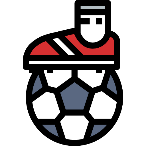 fútbol americano Justicon Lineal Color icono