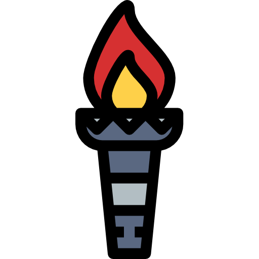 Torch Justicon Lineal Color icon