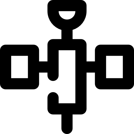 satélite bqlqn Lineal icono
