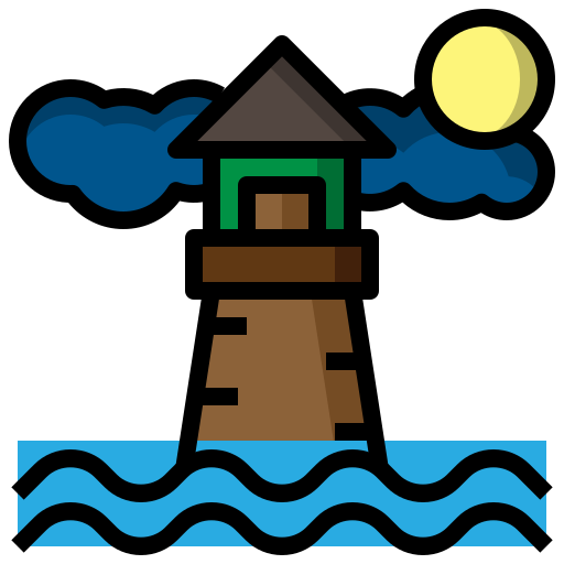 Башня Surang Lineal Color иконка