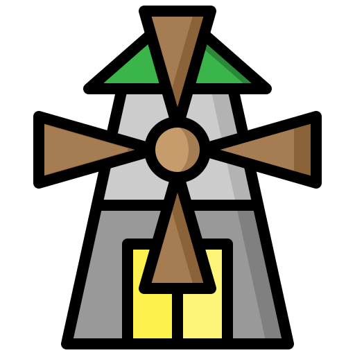windmühle Surang Lineal Color icon