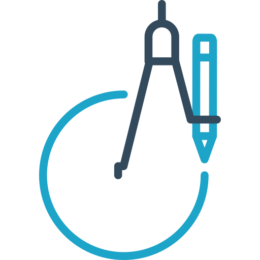 Drawing tool Arslan Haider Outline Blue icon