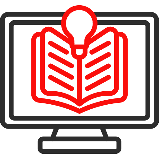 Knowledge Arslan Haider Outline Red icon