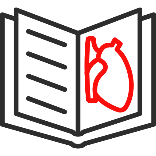 buch lesen Arslan Haider Outline Red icon