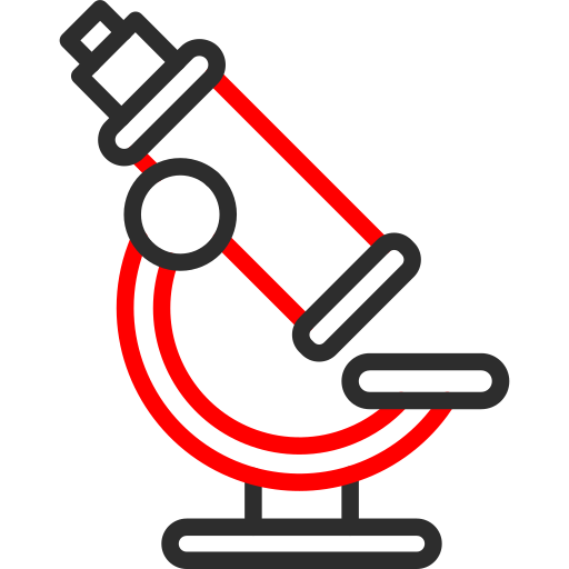 laboratorio medico Arslan Haider Outline Red icono