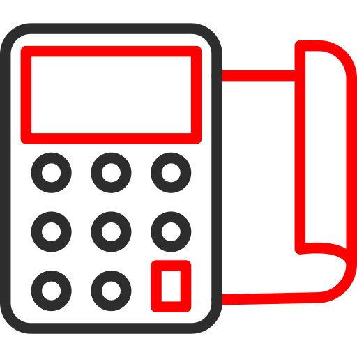calculadora Arslan Haider Outline Red icono