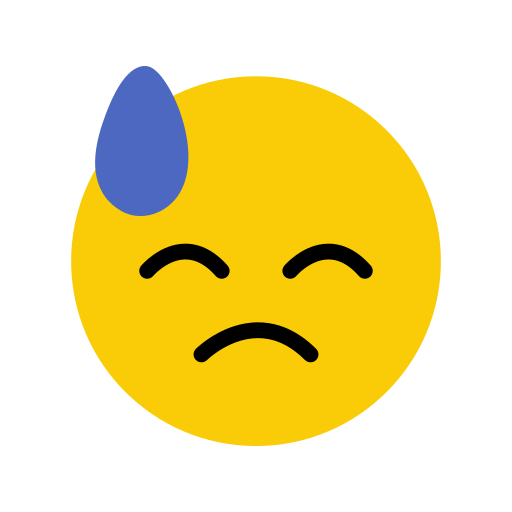 Sad Generic color fill icon