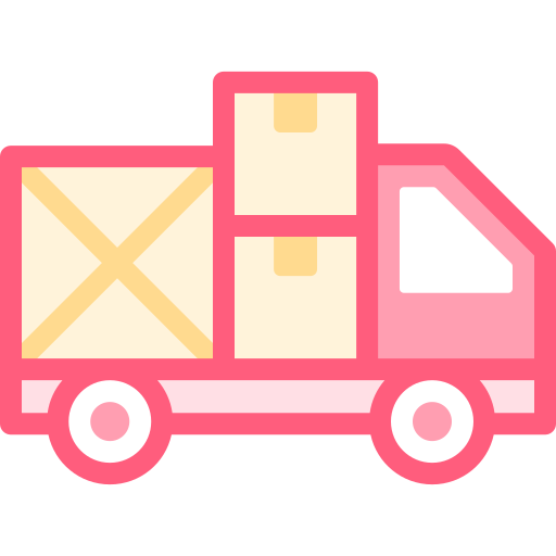 camion de livraison Detailed color Lineal color Icône