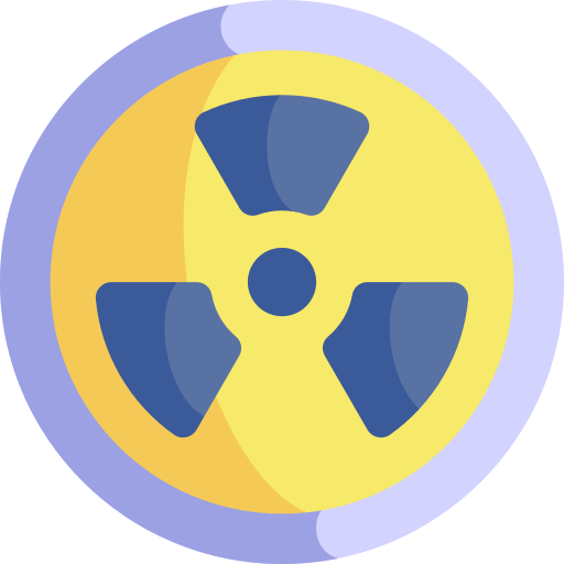 放射性物質 Kawaii Flat icon