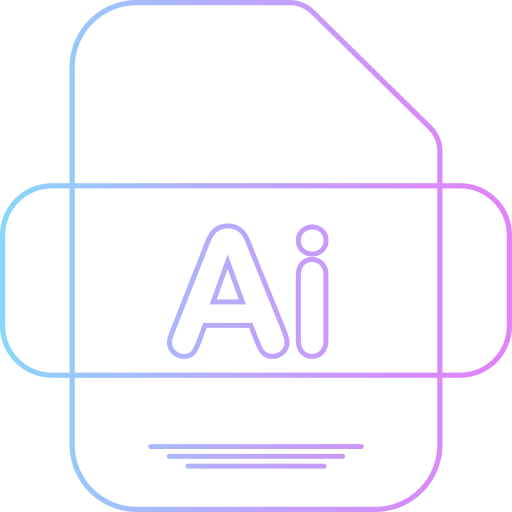 adobe illustrator Generic gradient outline icon