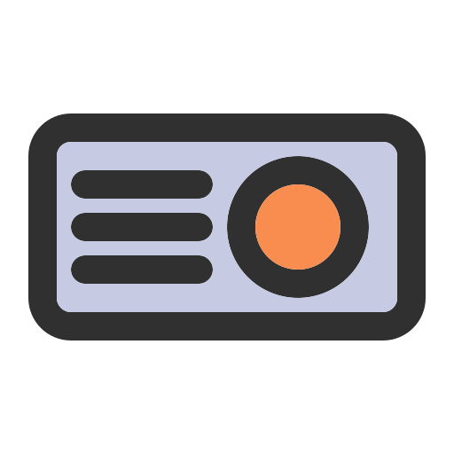 beamer Generic color lineal-color icon