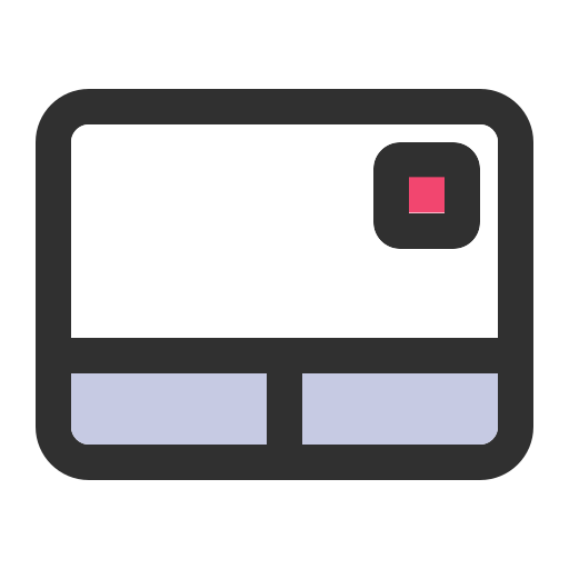 트랙패드 Generic color lineal-color icon