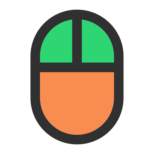 ワイヤレスマウス Generic color lineal-color icon
