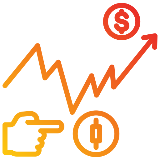 Buy stocks Generic gradient outline icon