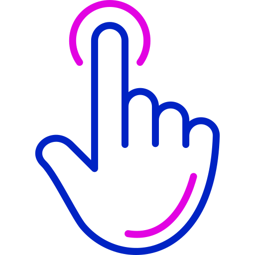 Touching Generic color outline icon