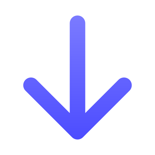 Down arrow Generic gradient fill icon