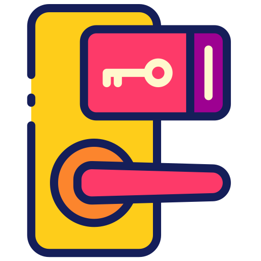 키 카드 Generic color lineal-color icon