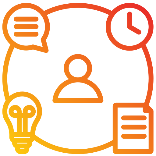 capacità organizzative Generic gradient outline icona