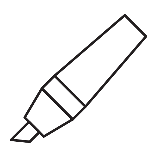 marcador Generic black outline Ícone