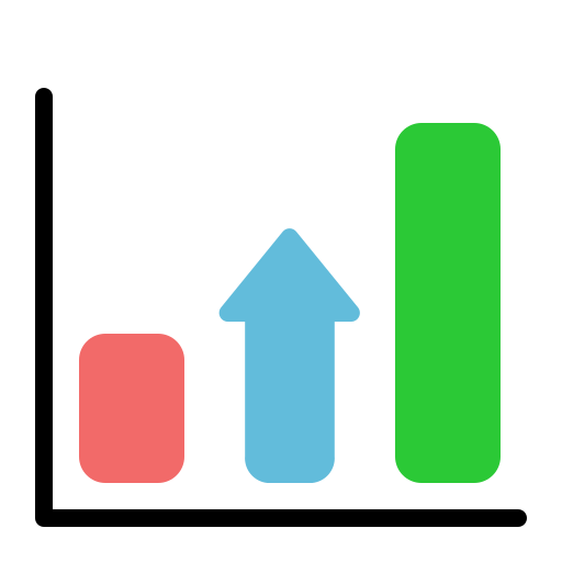 Chart Generic color fill icon