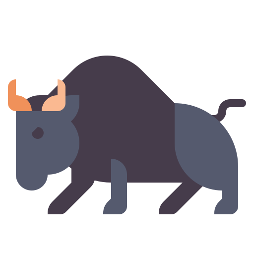 Bull Generic color fill icon