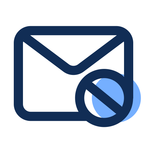 Email blocker Generic color lineal-color icon