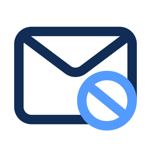 Блокировщик электронной почты Generic color outline иконка