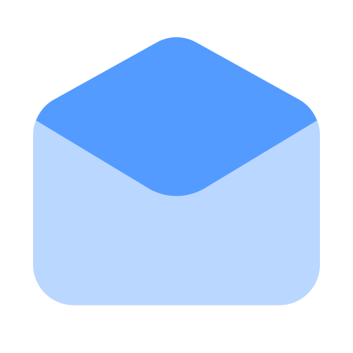 otwórz e-mail Generic color fill ikona