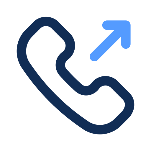 Outgoing call Generic color outline icon