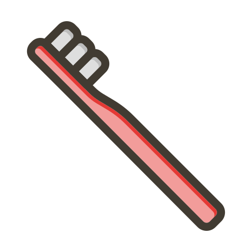 Зубная щетка Generic color lineal-color иконка