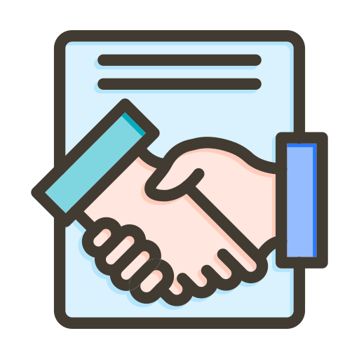 Contract Generic color lineal-color icon