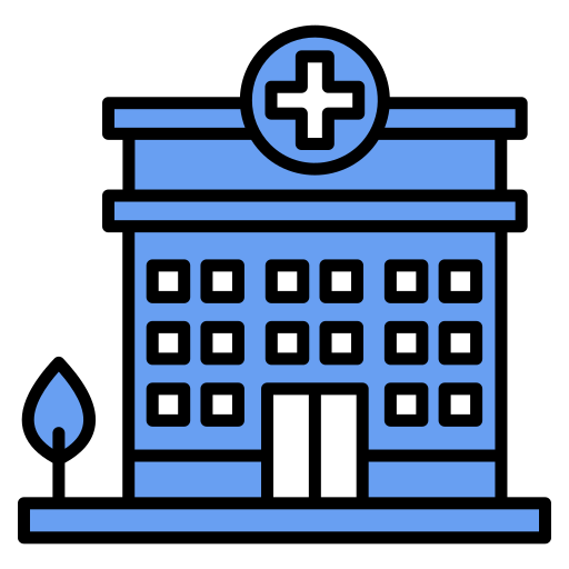 ziekenhuis gebouw Generic color lineal-color icoon