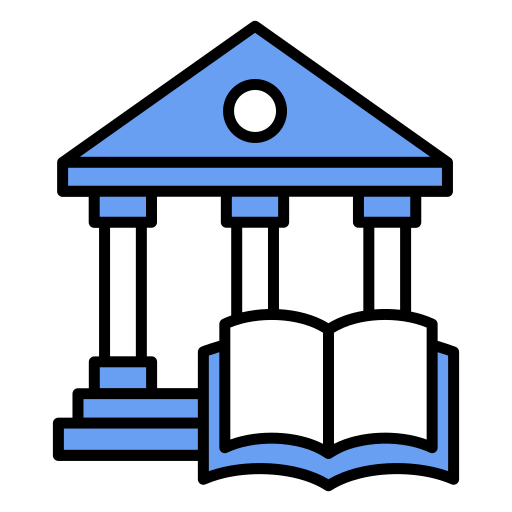 図書館 Generic color lineal-color icon