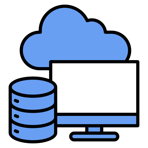 Cloud computing Generic color lineal-color icon