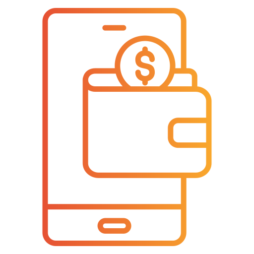 pagamento mobile Generic gradient outline icona