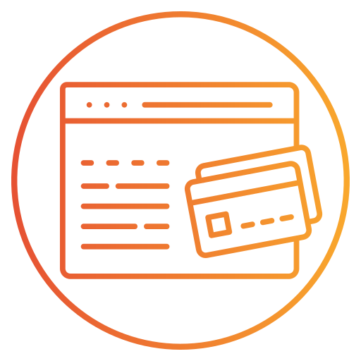Digital payment Generic gradient outline icon