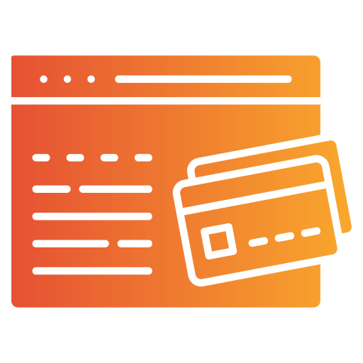 Digital payment Generic gradient fill icon