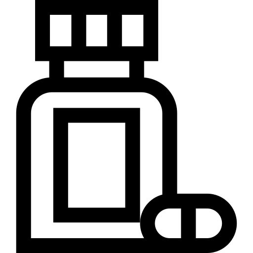 vitaminen Basic Straight Lineal icoon