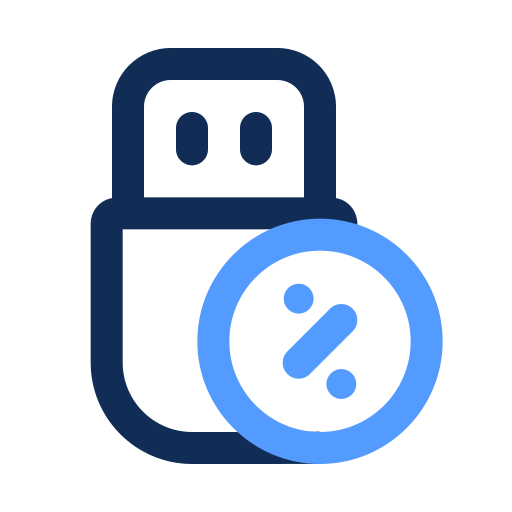 flash-disk Generic color outline icon