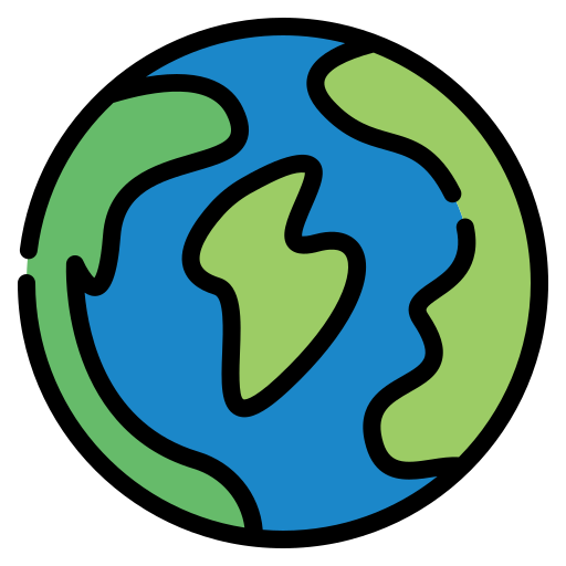 Globe earth Generic color lineal-color icon