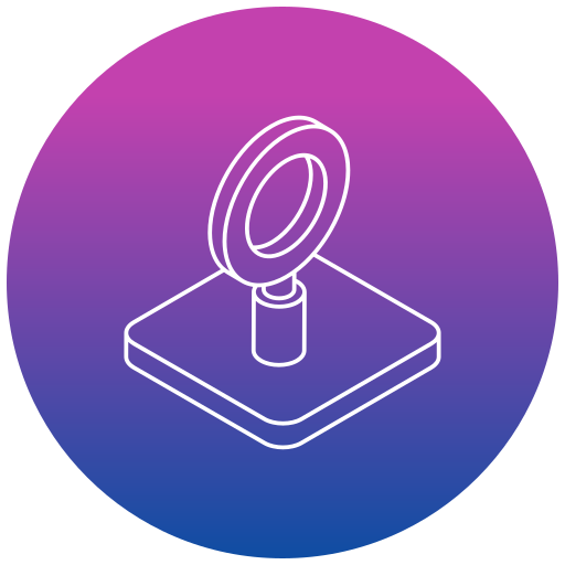 Magnifying glass Generic gradient fill icon