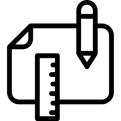 schreibwaren Kiranshastry Lineal icon