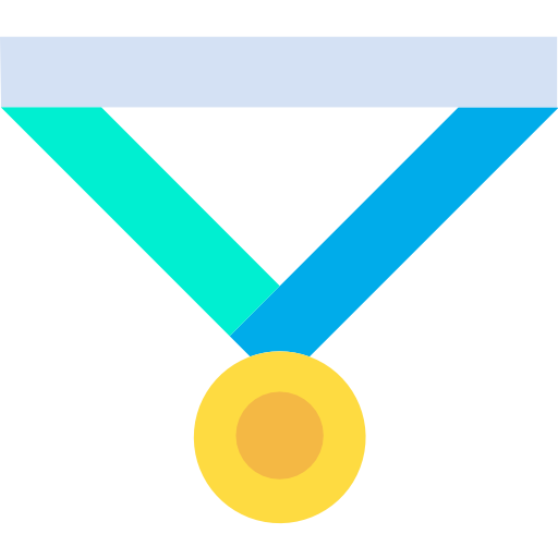 medal Kiranshastry Flat ikona