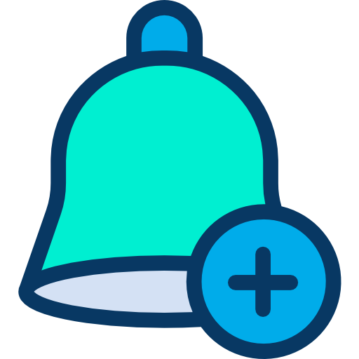 campana Kiranshastry Lineal Color icono