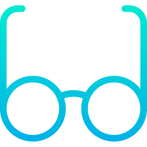 okulary do oczu Kiranshastry Gradient ikona
